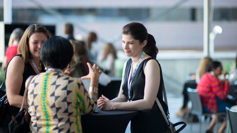 women business owners Gender Gap Women entrepreneurs networking at an event Women's Day startup