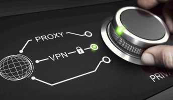 Turning handle to VPN