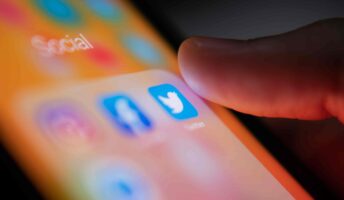 Twitter on phone