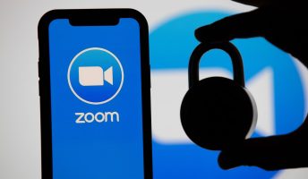 Zoom logo next to padlock