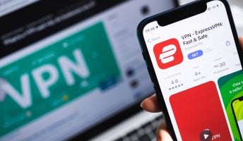 ExpressVPN app on iPhone