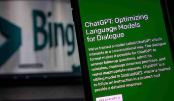 Bing and ChatGPT on screen