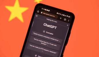 ChatGPT with china flag