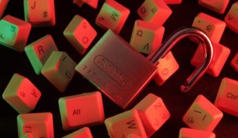 Lock on computer keyboard keys