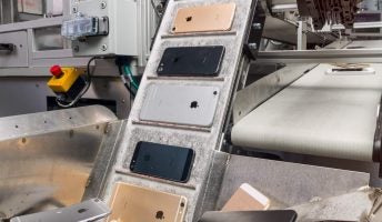 Iphones being recycled