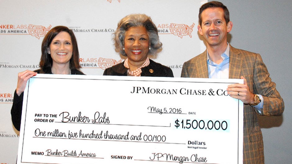 Bunker Labs JP Morgan Chase Foundation May 5 2016