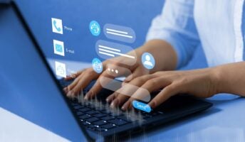 Chatbot on Laptop