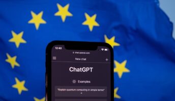 chatgpt app on european flag