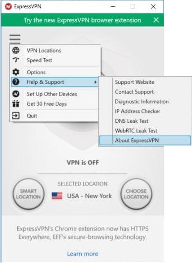 express vpn screenshot