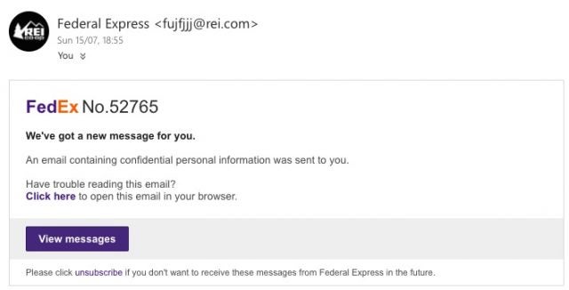fedex scam