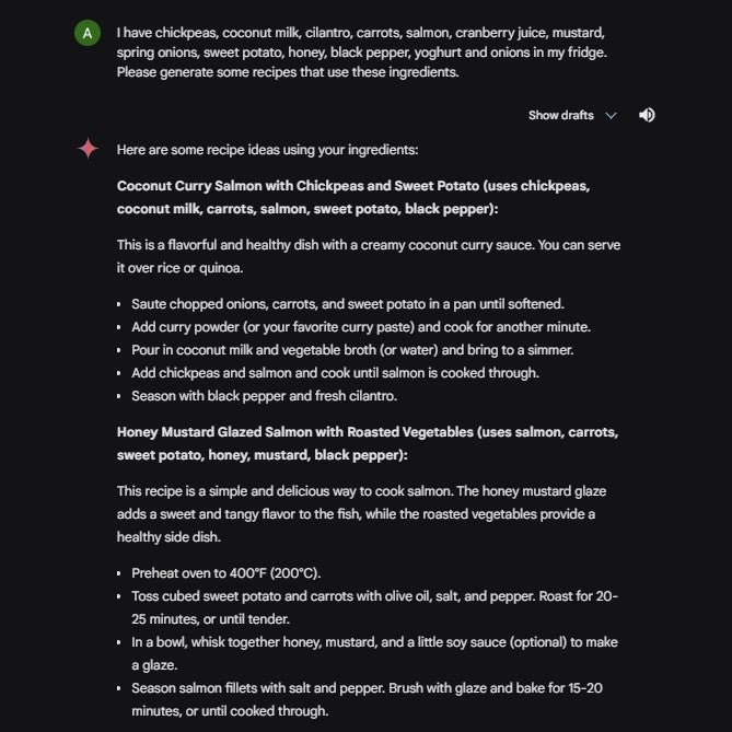 Gemini recipes