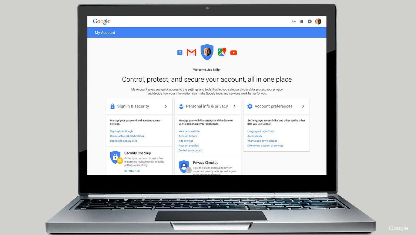 Google's New 'My Account Hub' a Central Place to Manage Your Privacy