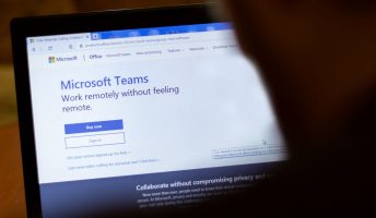 Microsoft Teams on Laptop