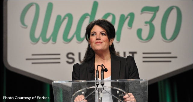 Monica Lewinsky speaks at Forbes Under 30 Summit about Cyberbullying