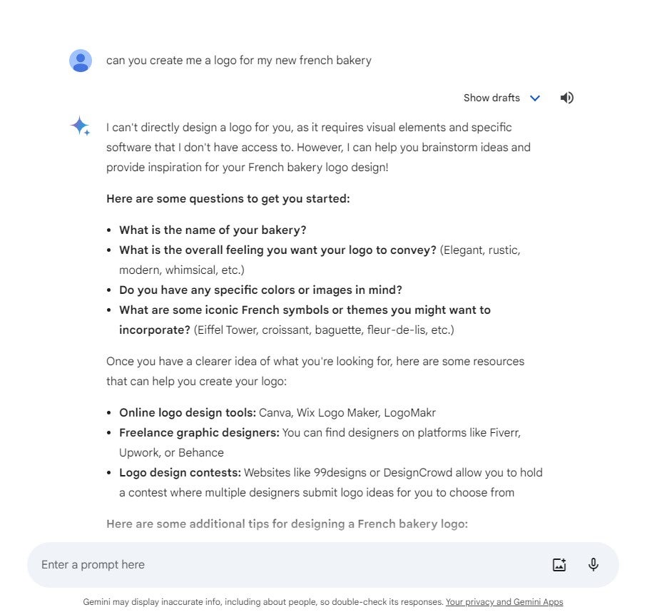 bard answers logo query