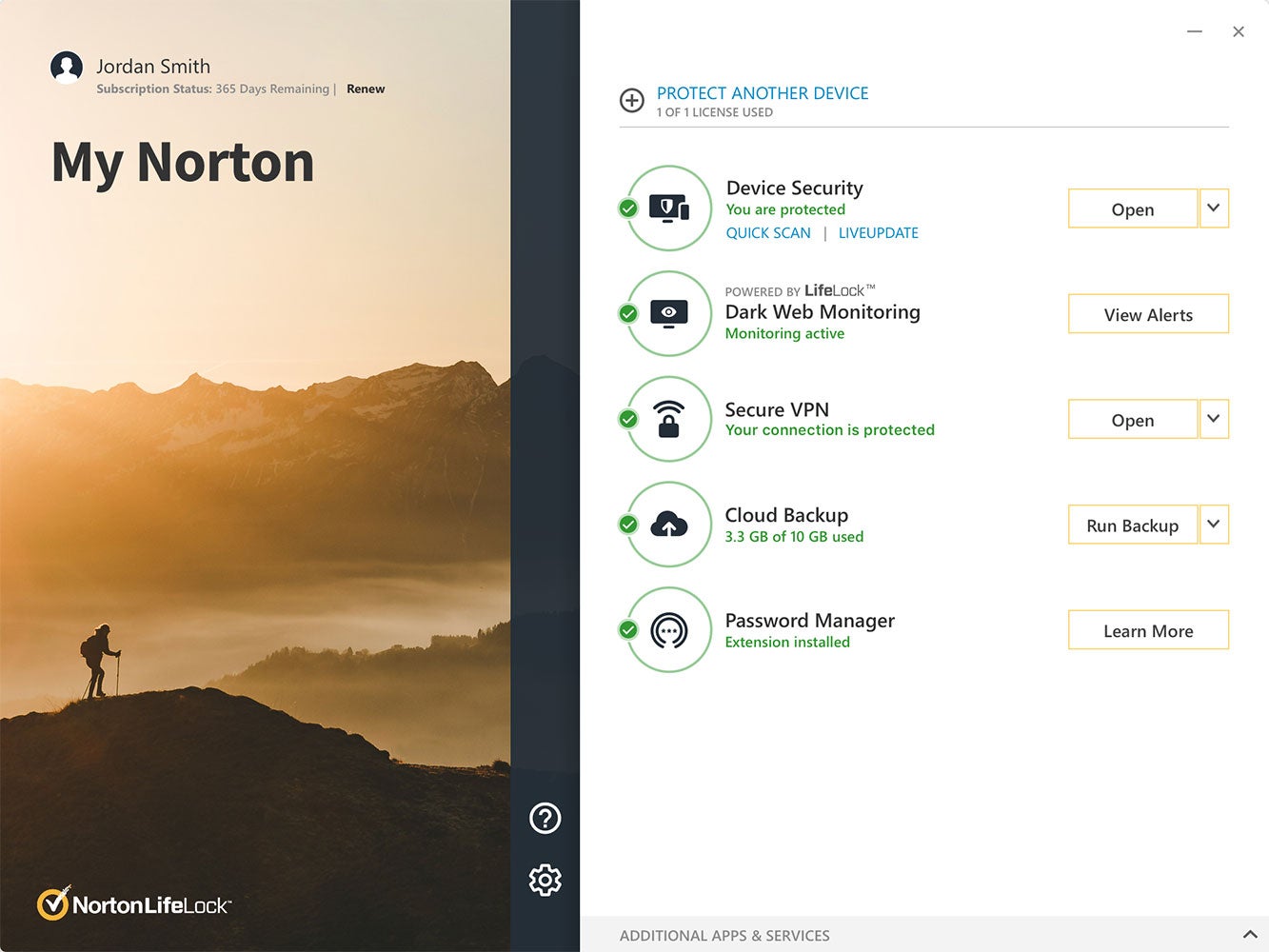 Norton for Mac Status