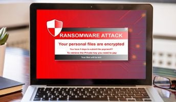 Ransomware on Laptop