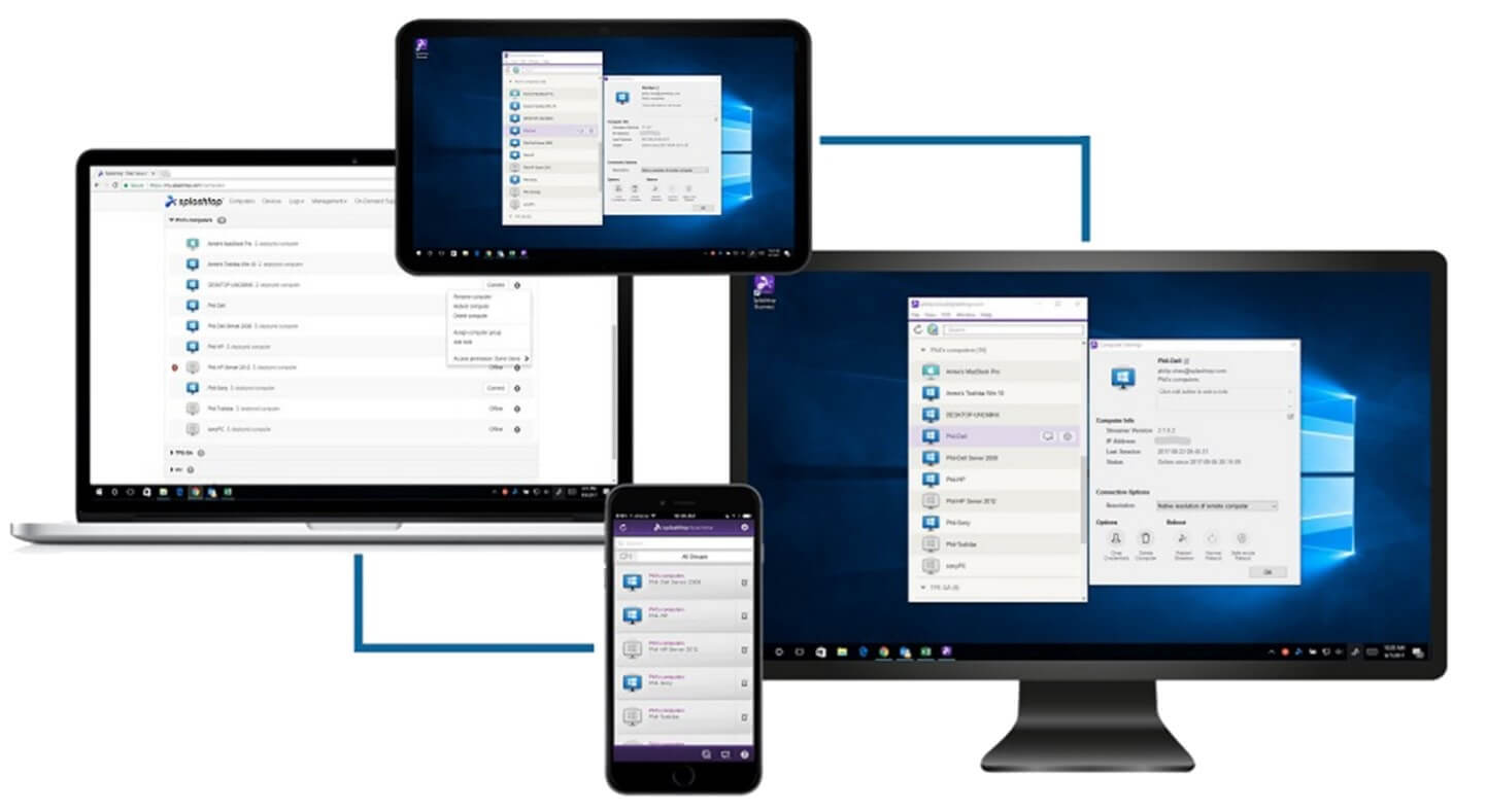 SplashTop: desktop mobile