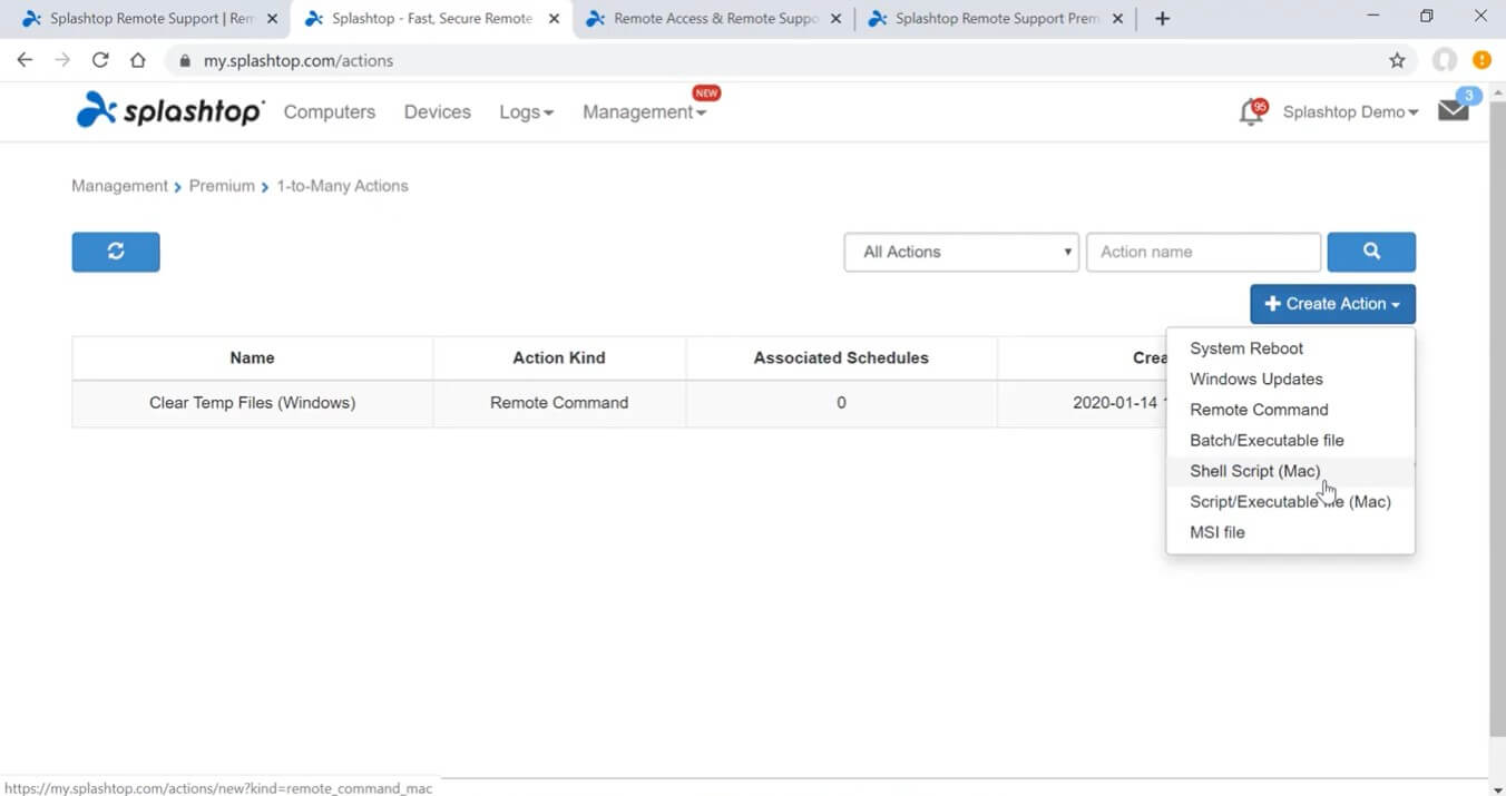 SplashTop: remote support