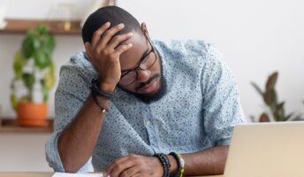 stressed worker