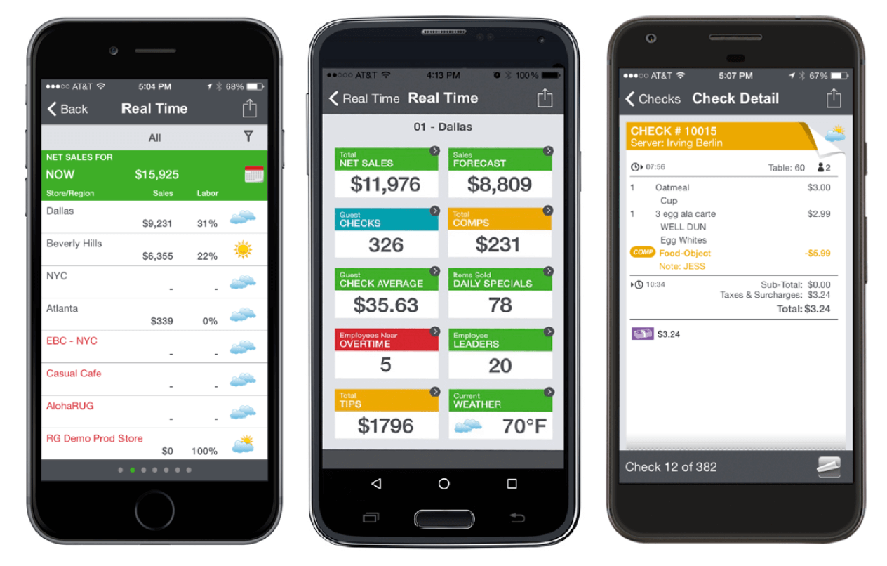 NCR Aloha POS app