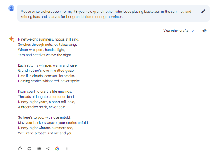 Bard Poem Test 5