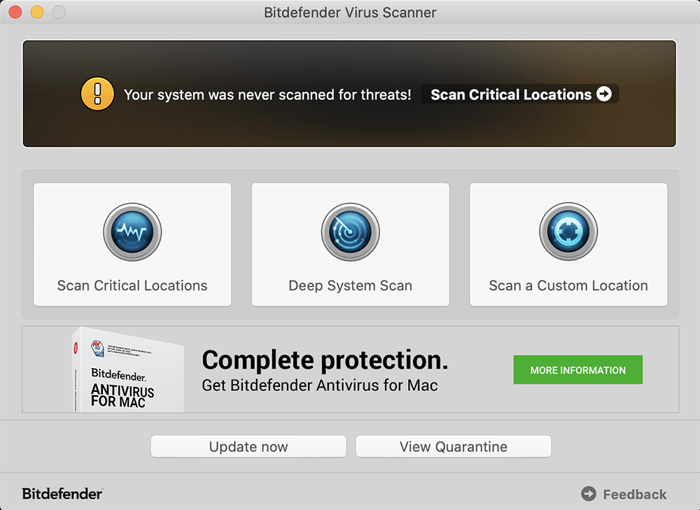 bitdefender virus scanner