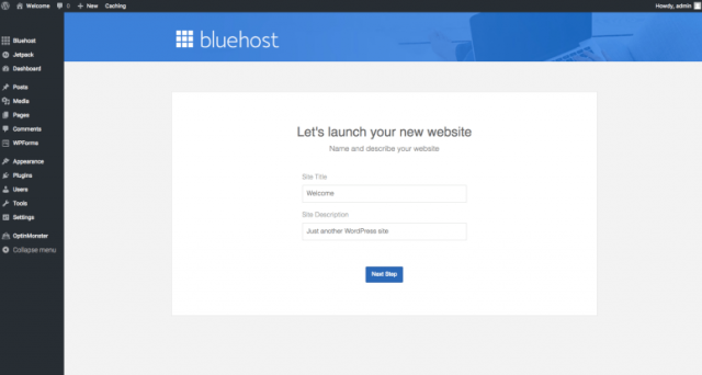 BlueHost New Website