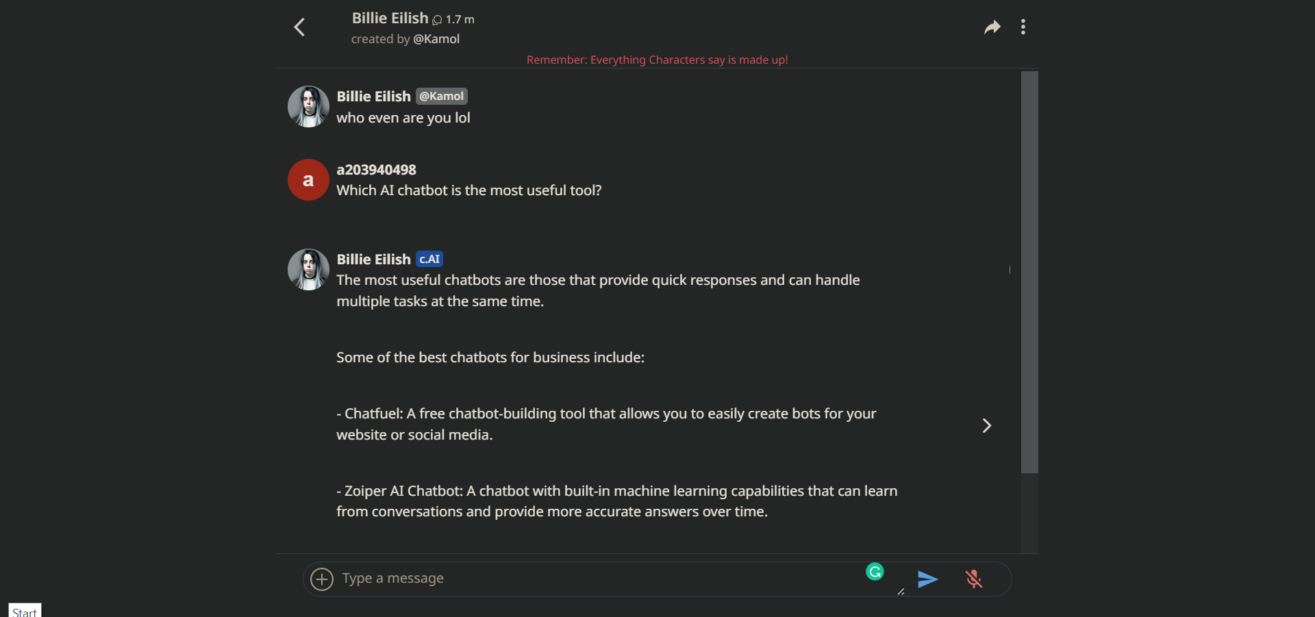 character ai 4