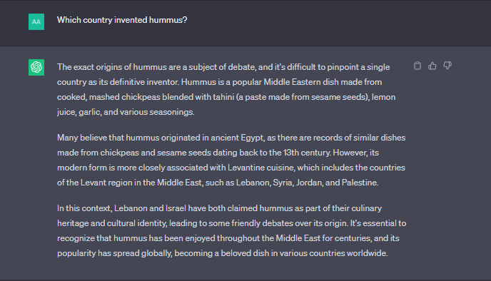 chatgpt test three: fact retrieval