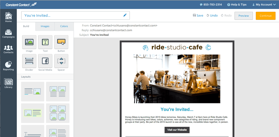 Constant Contact Campaign