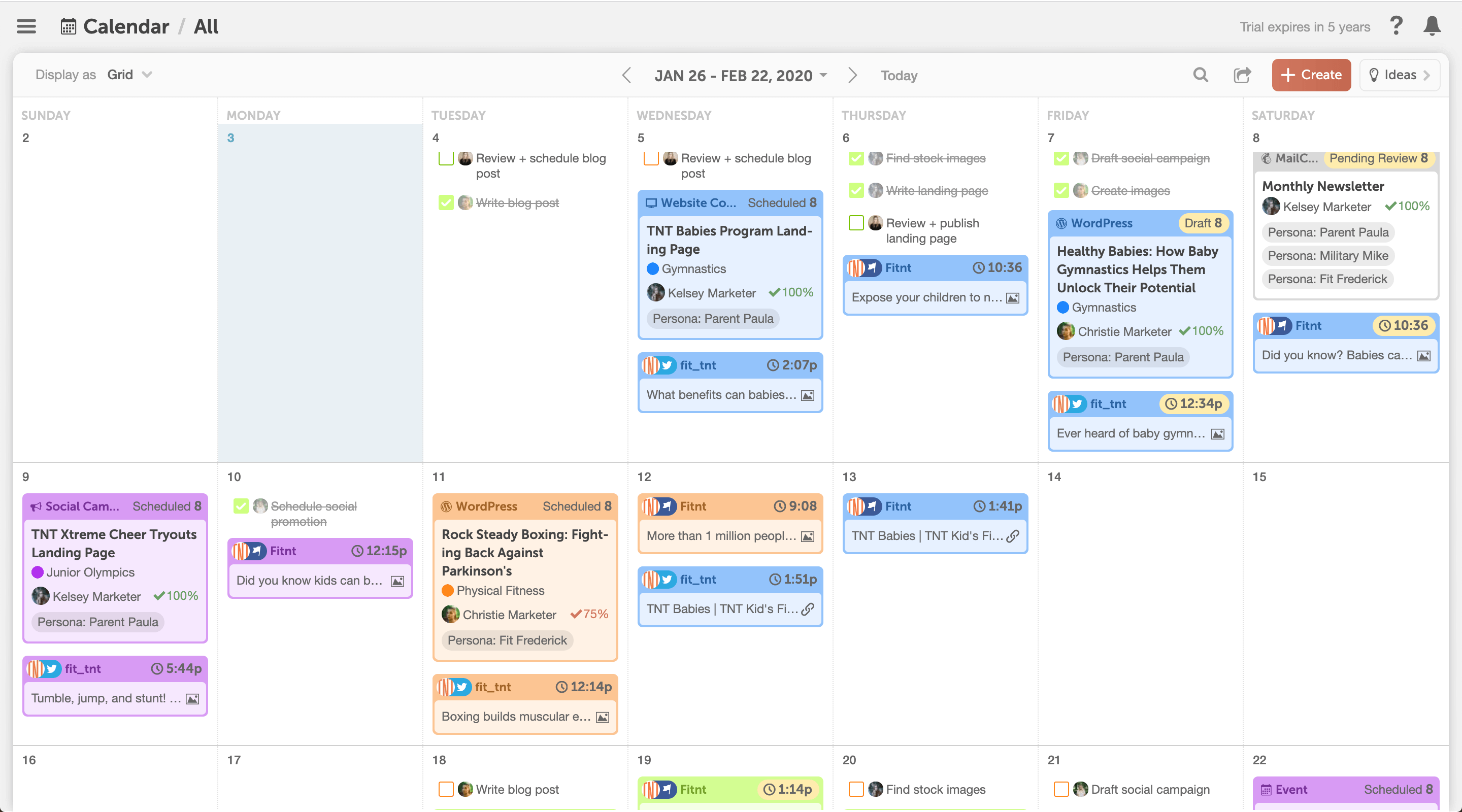 CoSchedule Calendar