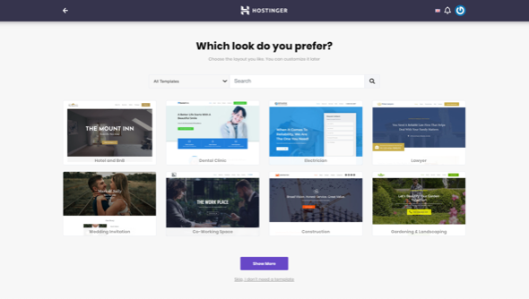 Hostinger Templates