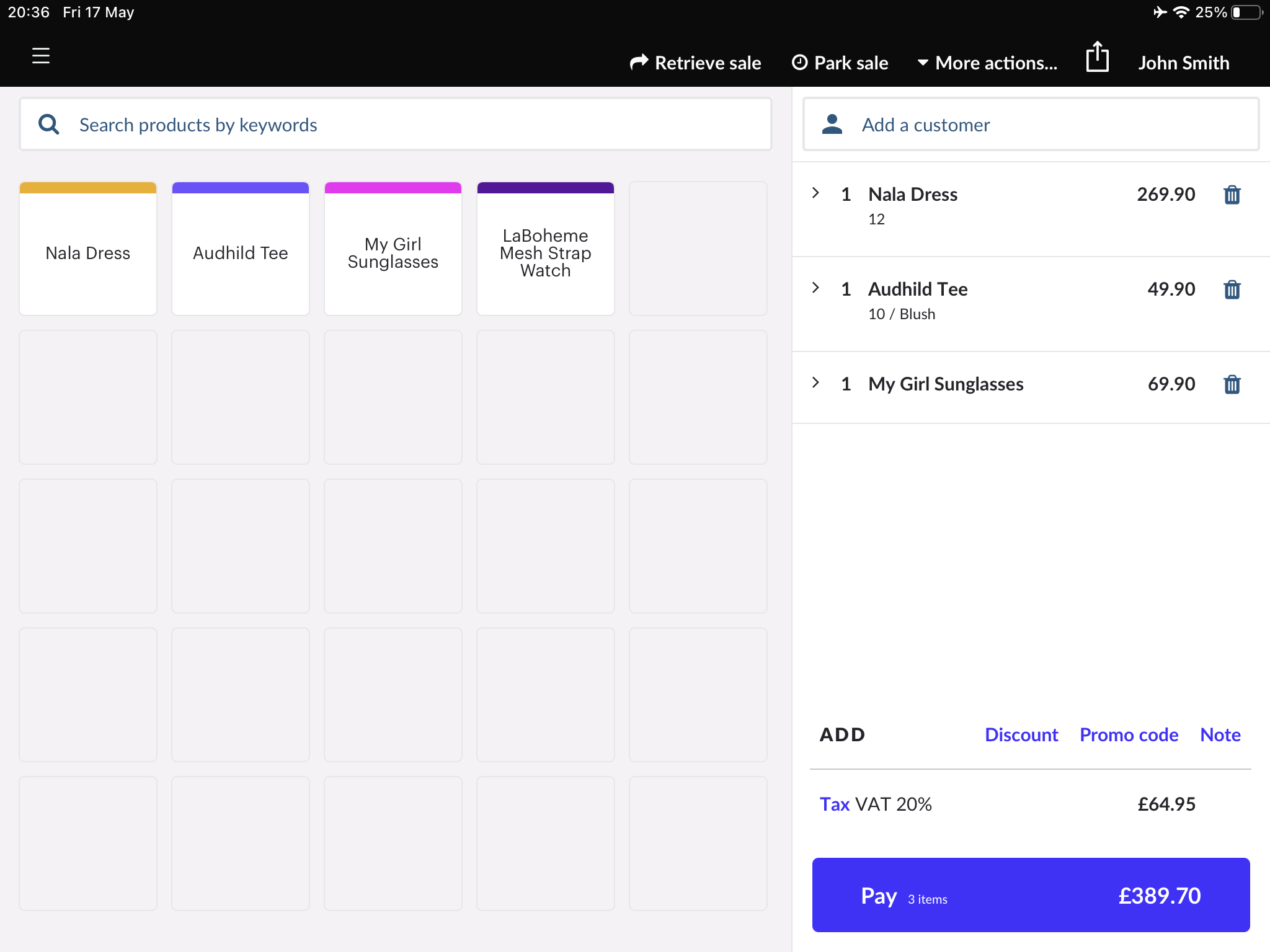 Lightspeed Retail Ordering