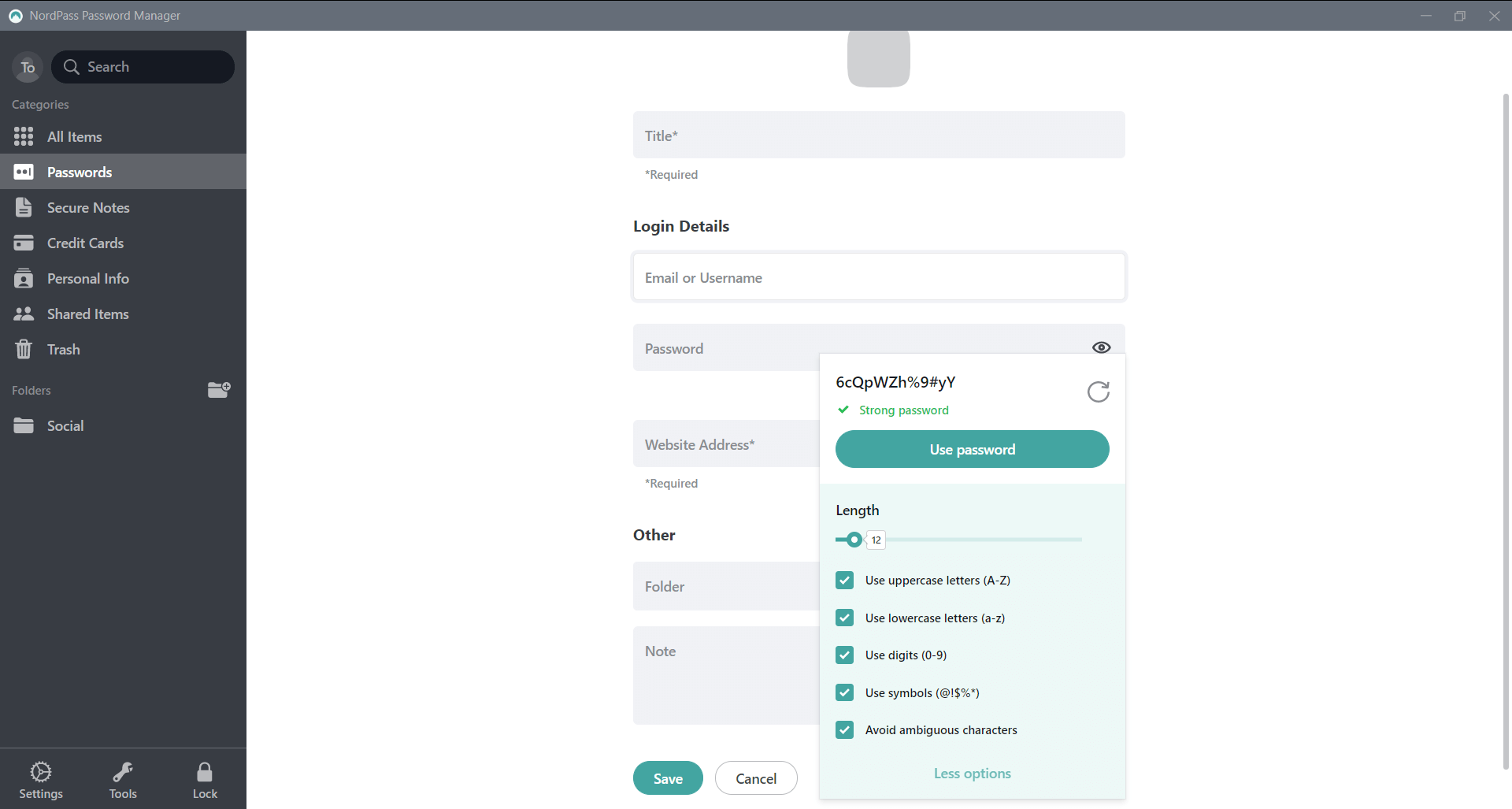 nordpass password generator