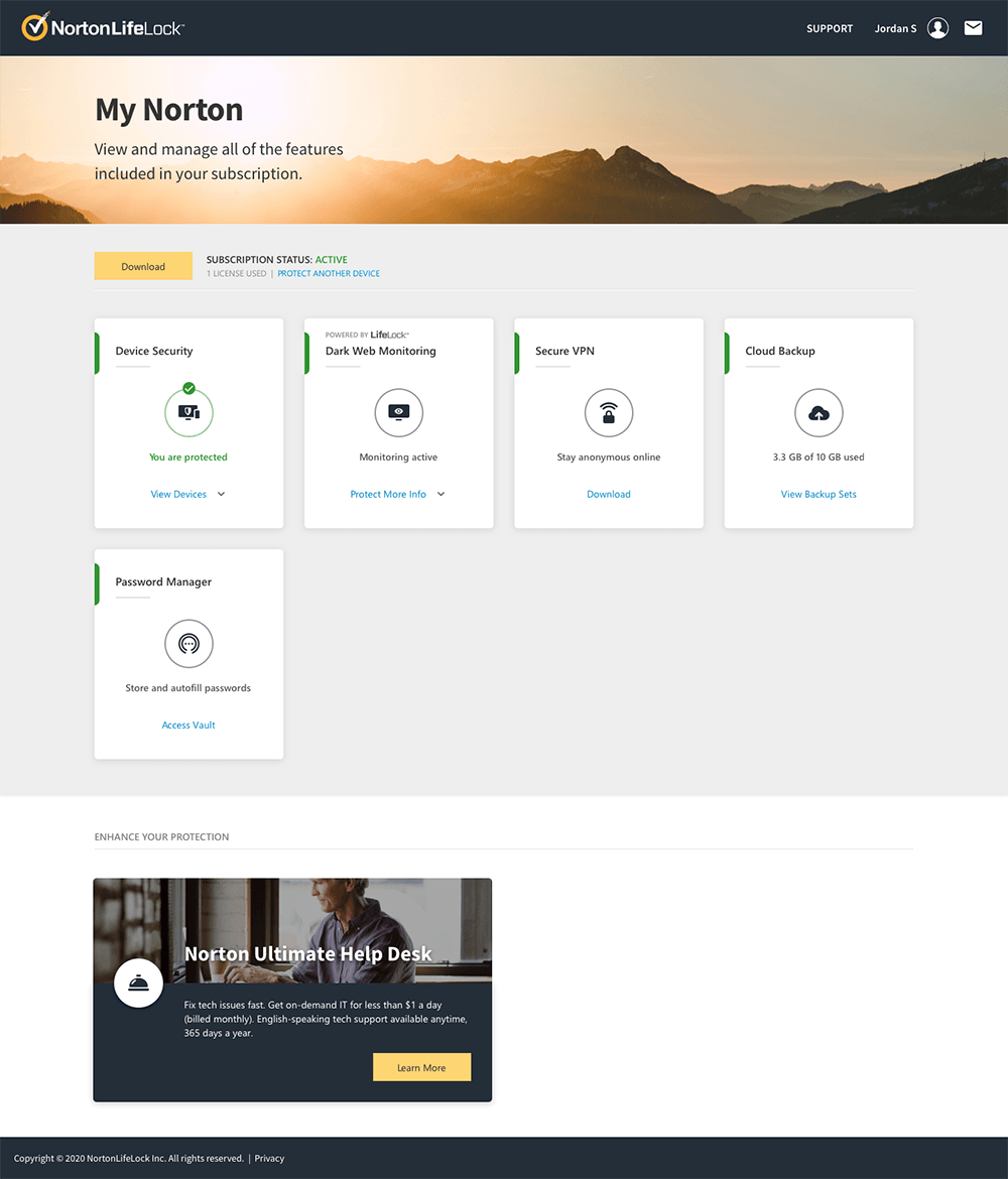 Norton for Mac Portal