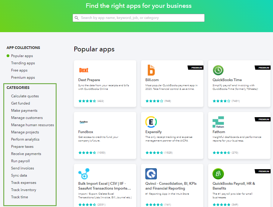 QuickBooks Integration