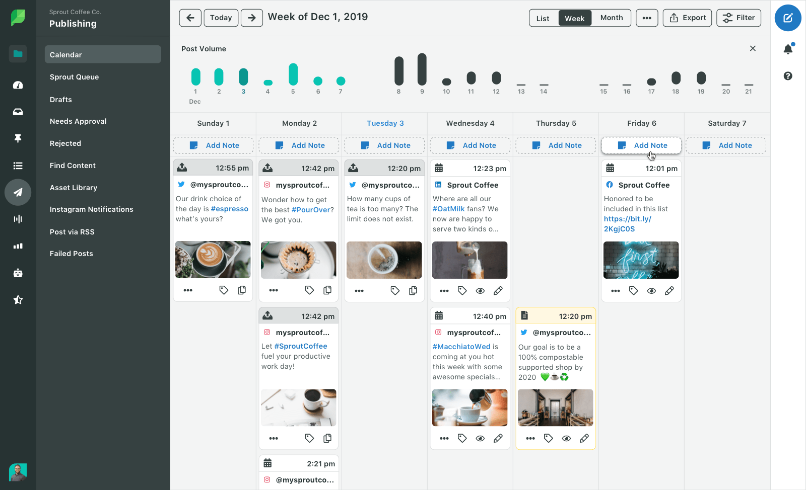 Sprout Social Home
