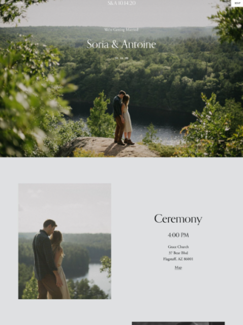 Squarespace Template Soria