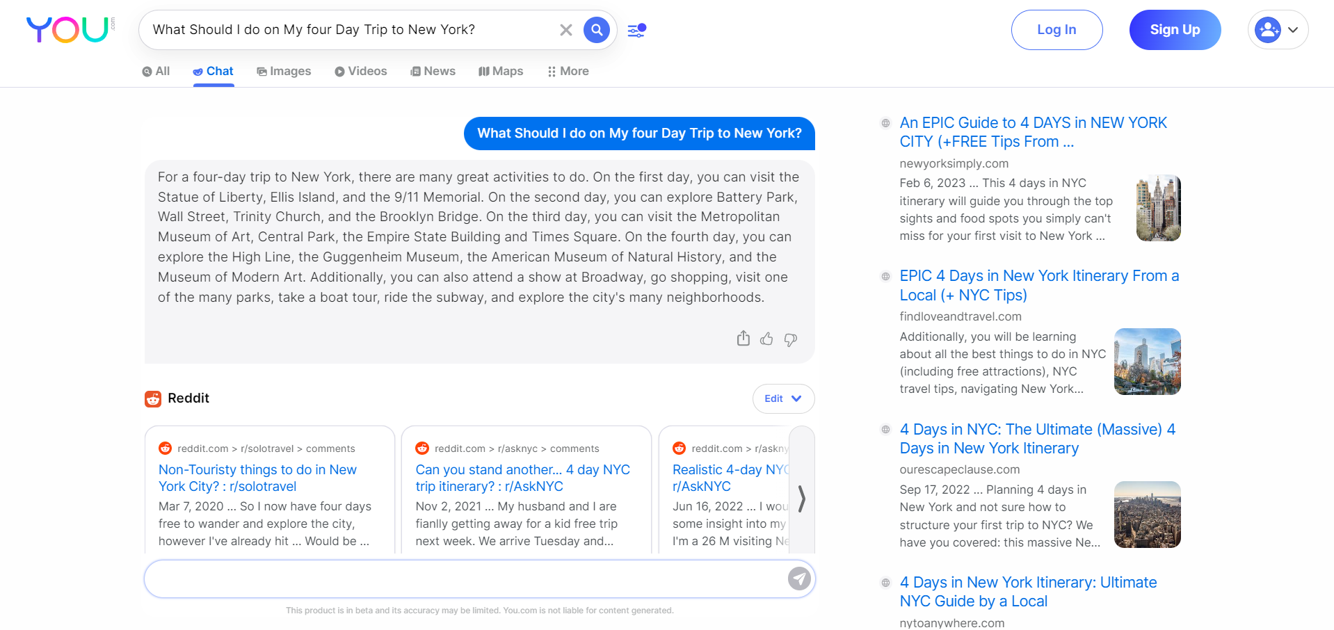 Youchat test question