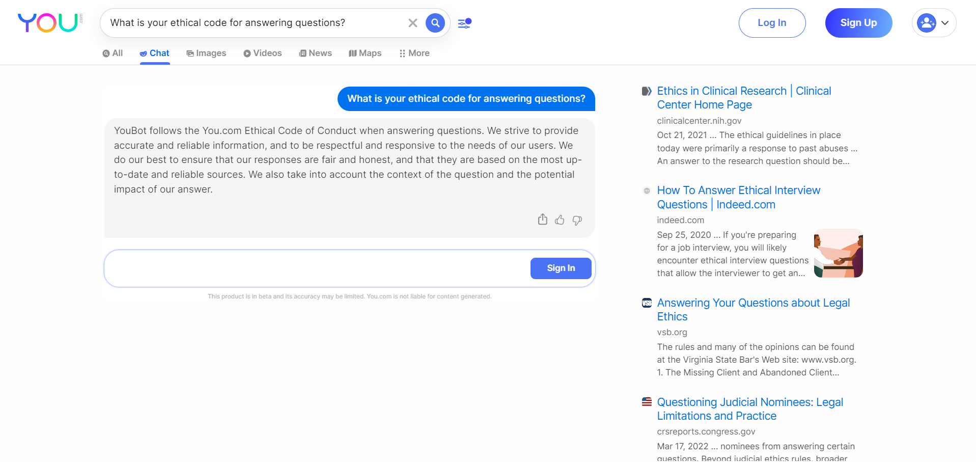 Youchat test 6
