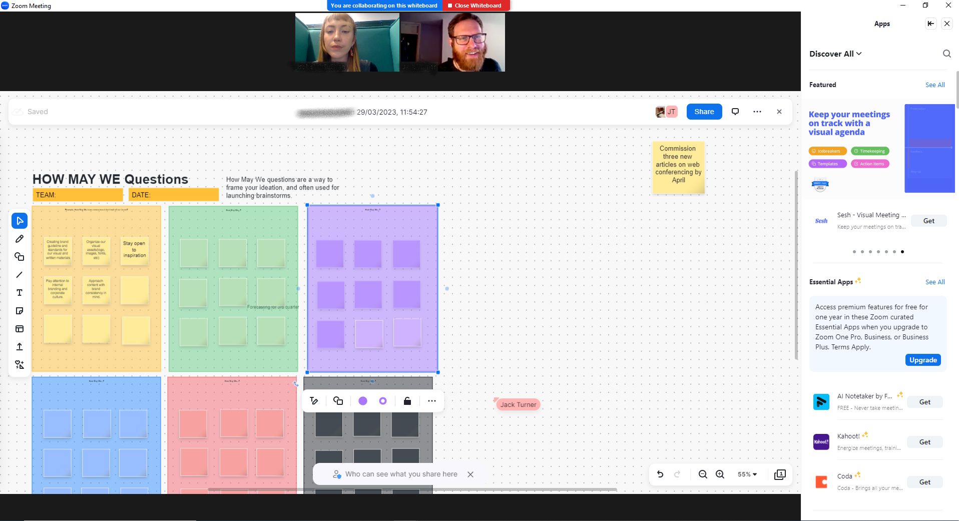 Zoom collaboration tools